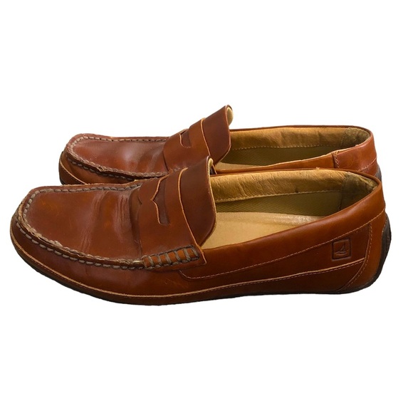 Men’s sperry leather loafers size 8.5 - Picture 3 of 3